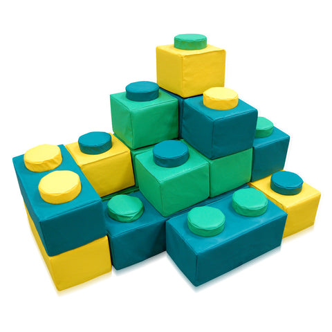 Soft Play Brick Kit Construction set - 20 Piece