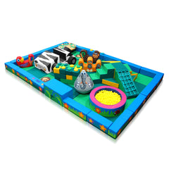 Jungle Packaway Soft Play Kit - 6m x 4m - The Soft Brick Company